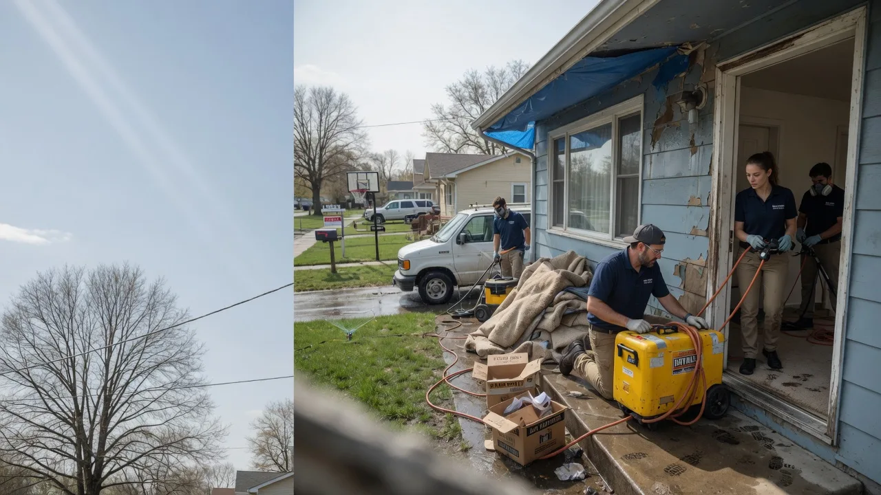 Basement Flood Cleanup in Yates Center, KS near me